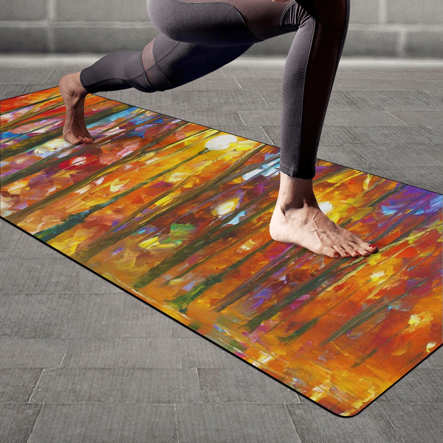 Rubber Yoga Mat Afremov 5AM LIGHTS