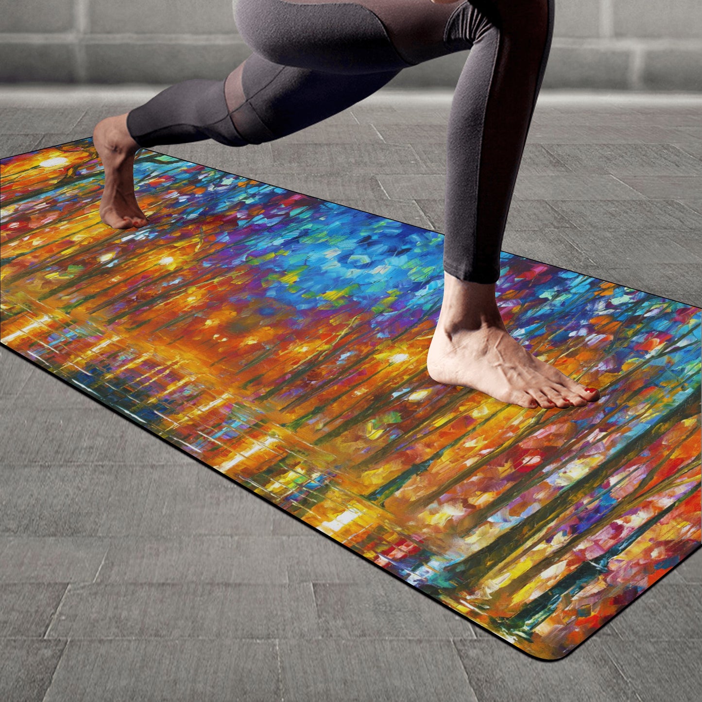 Rubber Yoga Mat Afremov 5 AM LIGHTS