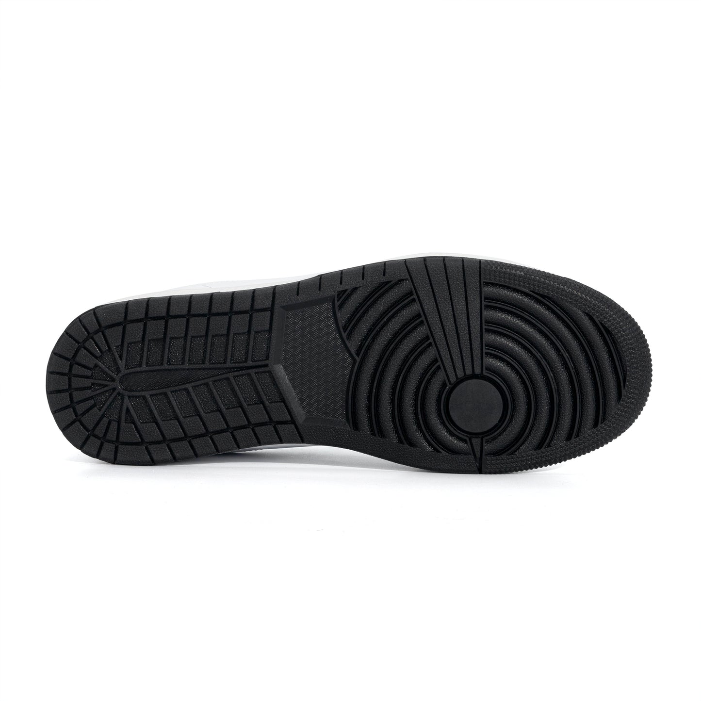 Men's Black Low Top Leather Sneakers Afremov ORANGE FOG