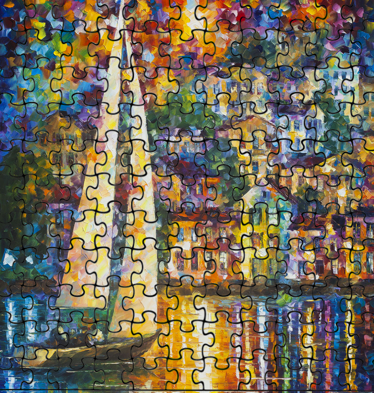 Leonid Afremov LOVE LETTER Puzzle Painting