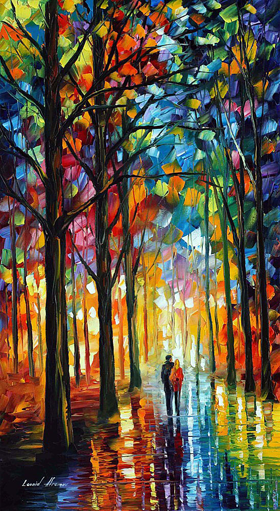 Leonid Afremov DATE IN THE PARK Paint By Numbers Full Kit