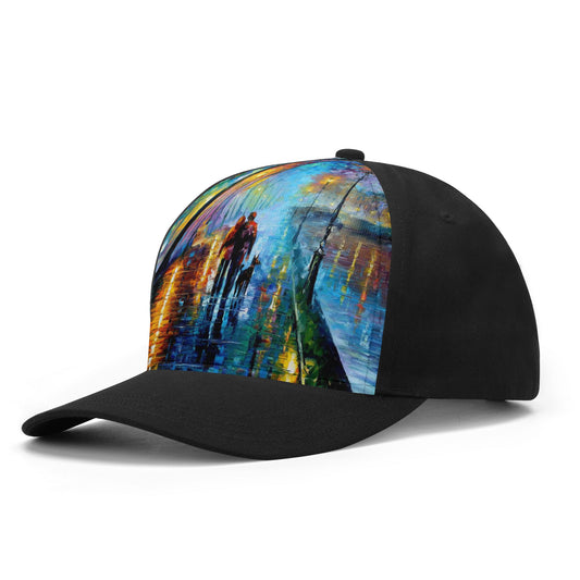 Front Printing Casual Baseball Caps Afremov Melody of the Night