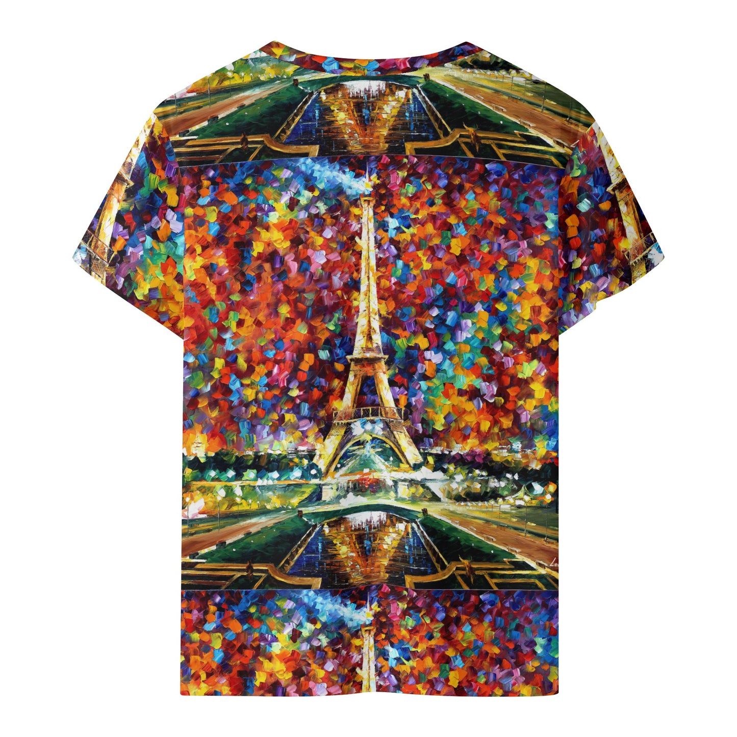 Kids All Over Print Short Sleeve T-Shirt Afremov PARIS OF MY DREAMS