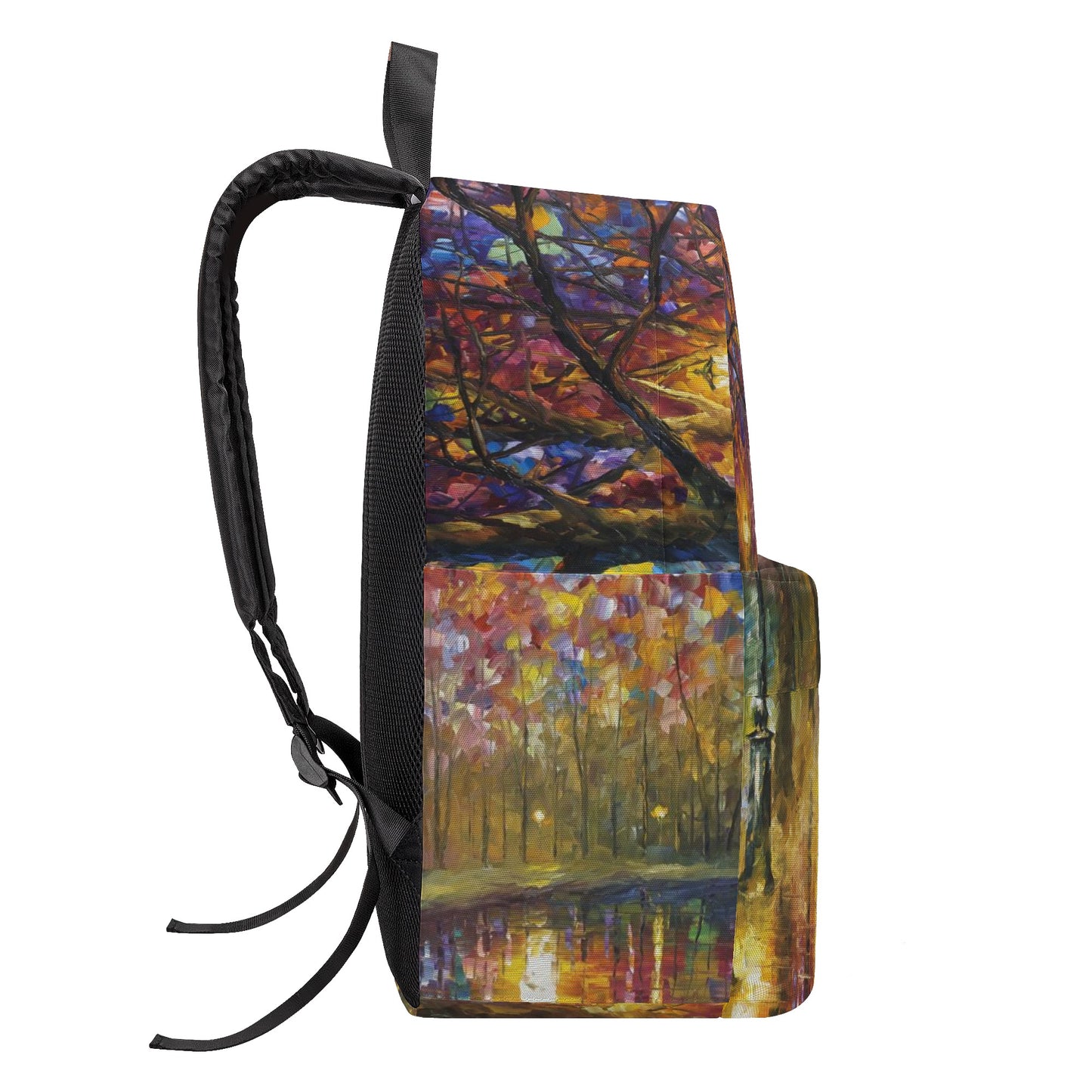 All Over Print Cotton Backpack Afremov Spirits By The Lake