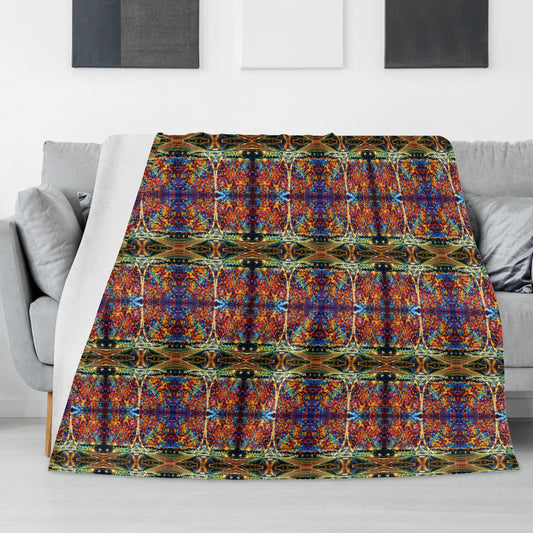 Horizontal Flannel Breathable Blanket 4 Sizes Afremov PARIS OF MY DREAM