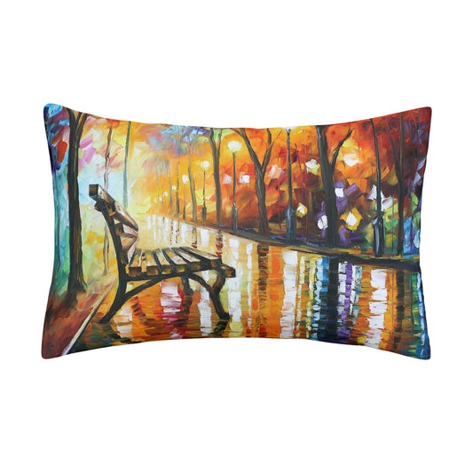 Double Side Printing Rectangular Pillow Cover Afremov THE LONELINESS OF AUTUMN