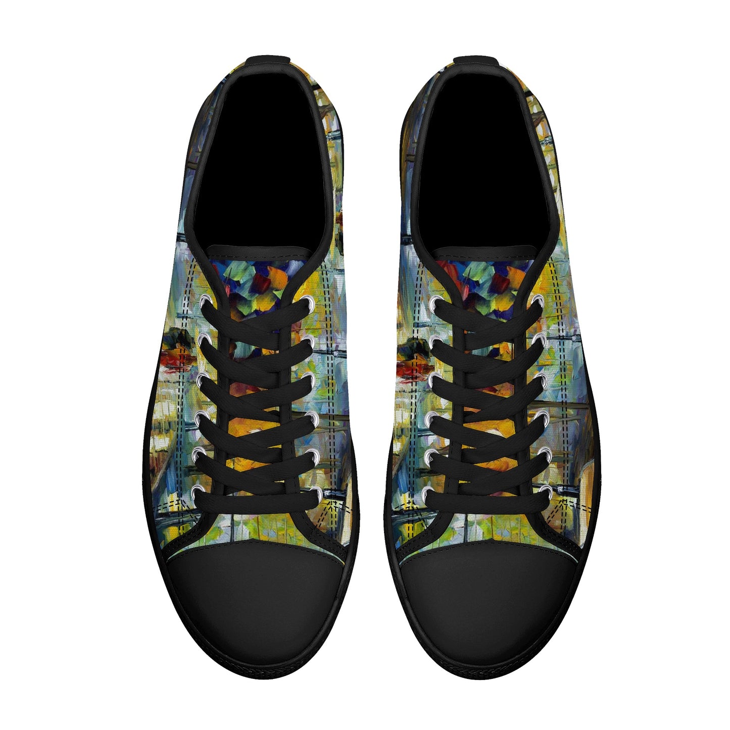 Mens Low Top Canvas Shoes With Customized Tongue @FanClub By AFREMOV.COM
