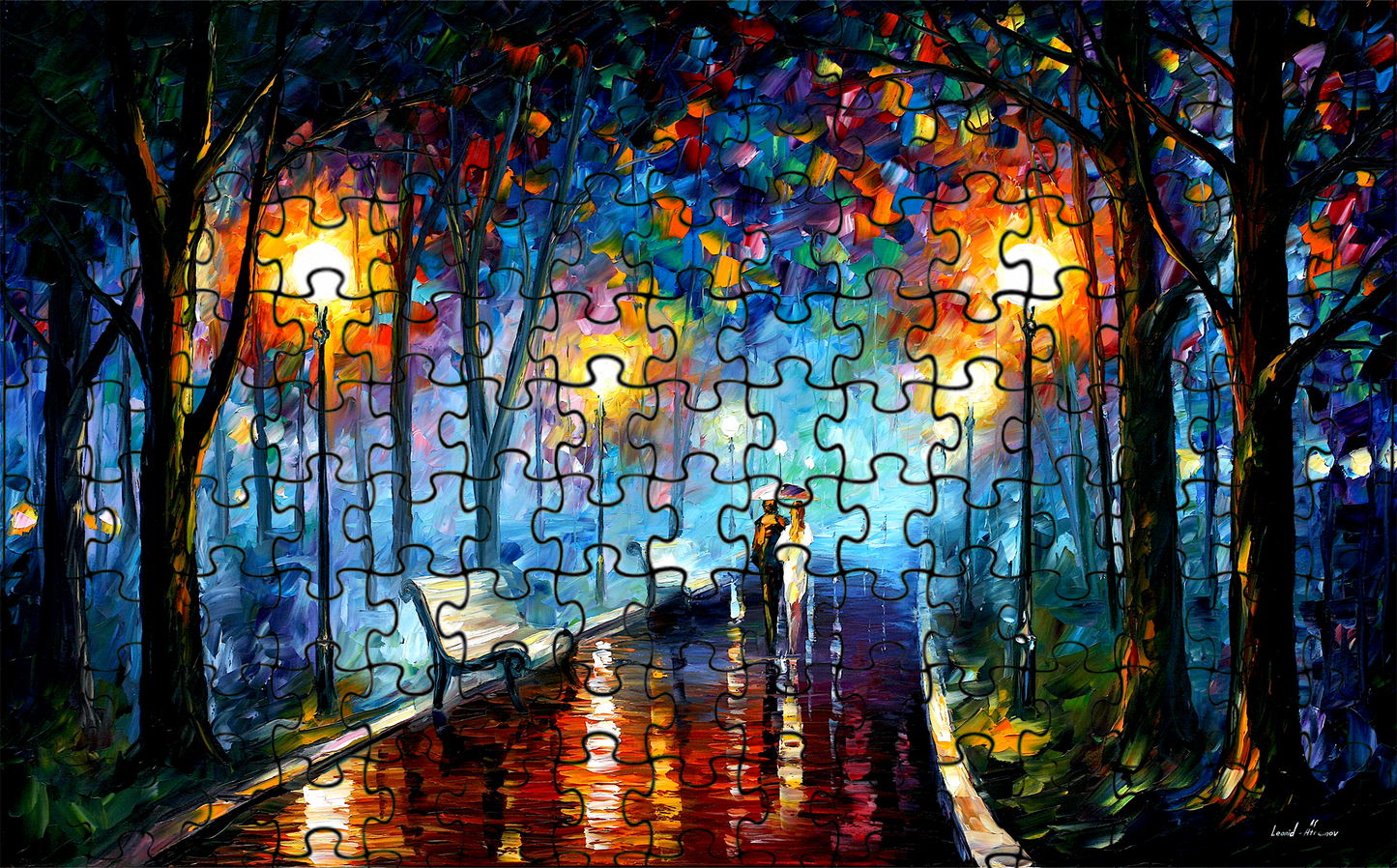 Leonid Afremov MISTY MOOD Puzzle Painting