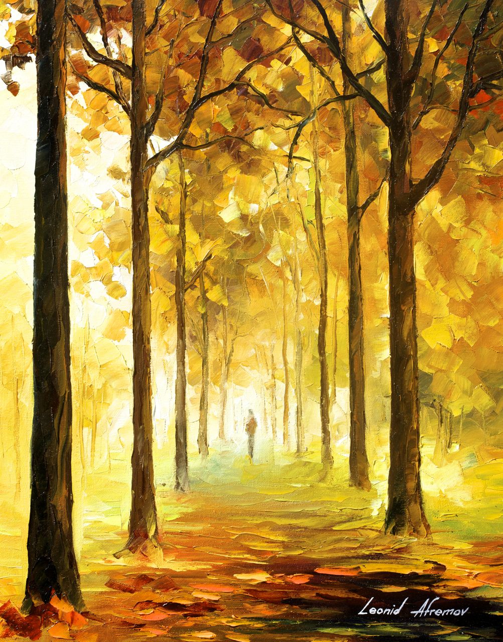 Leonid Afremov YELLOW MOOD Paint By Numbers Full Kit