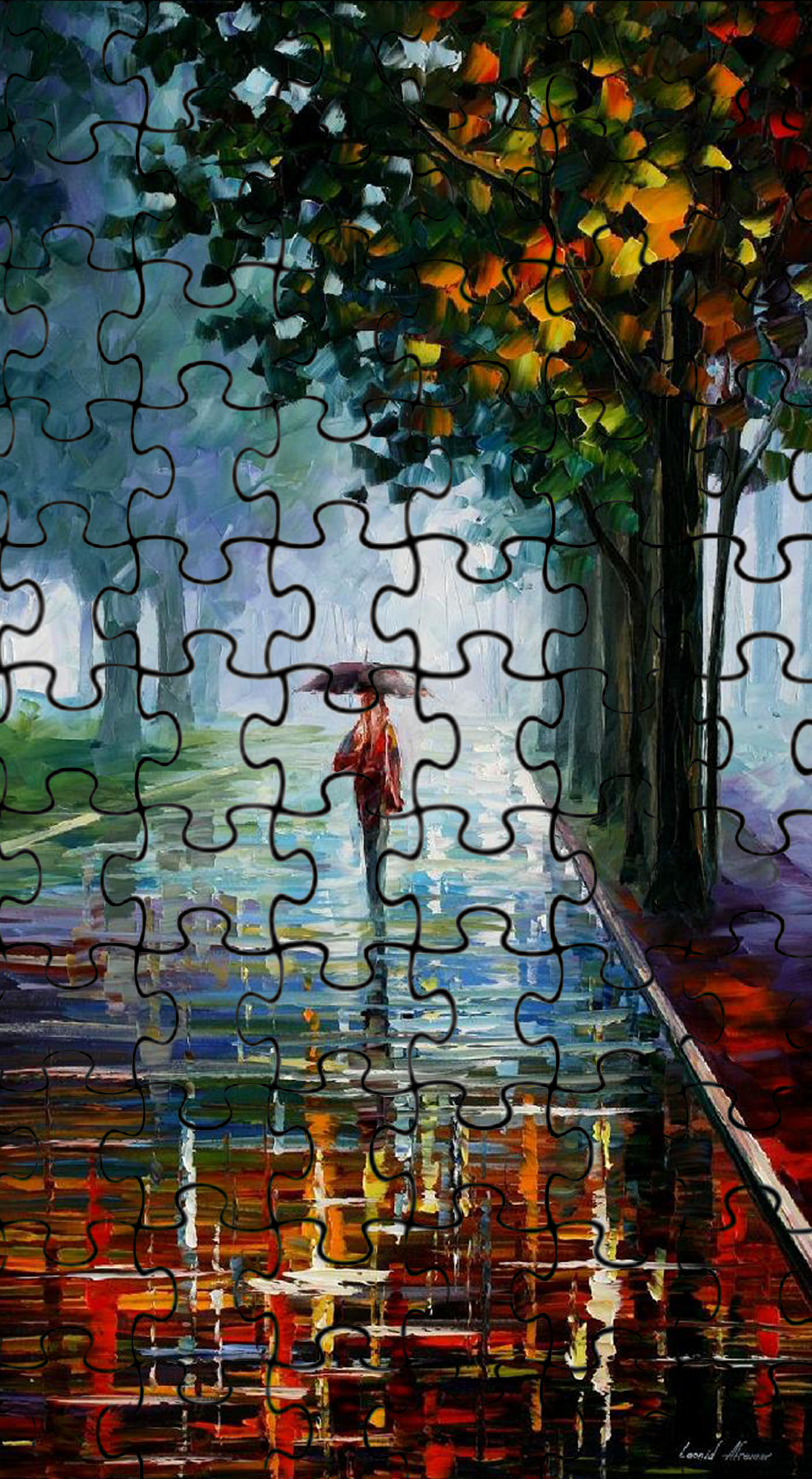Leonid Afremov MORNING FULL OF LIFE Puzzle Painting
