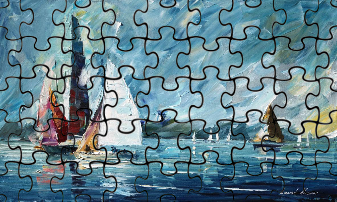 Leonid Afremov SAILING REGATTA Puzzle Painting
