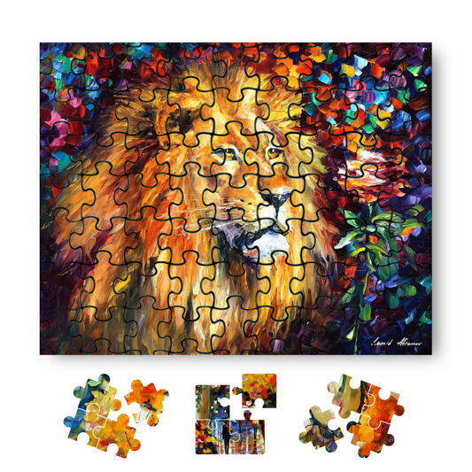 Leonid Afremov LION Puzzle Painting