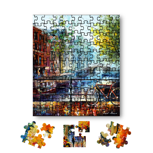 Leonid Afremov Amsterdam Puzzle Painting