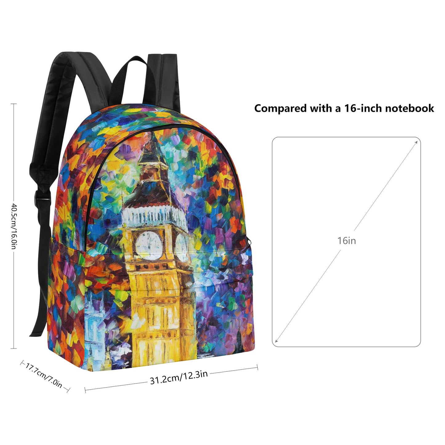 New Backpack Afremov BIG BEN LONDON 2012