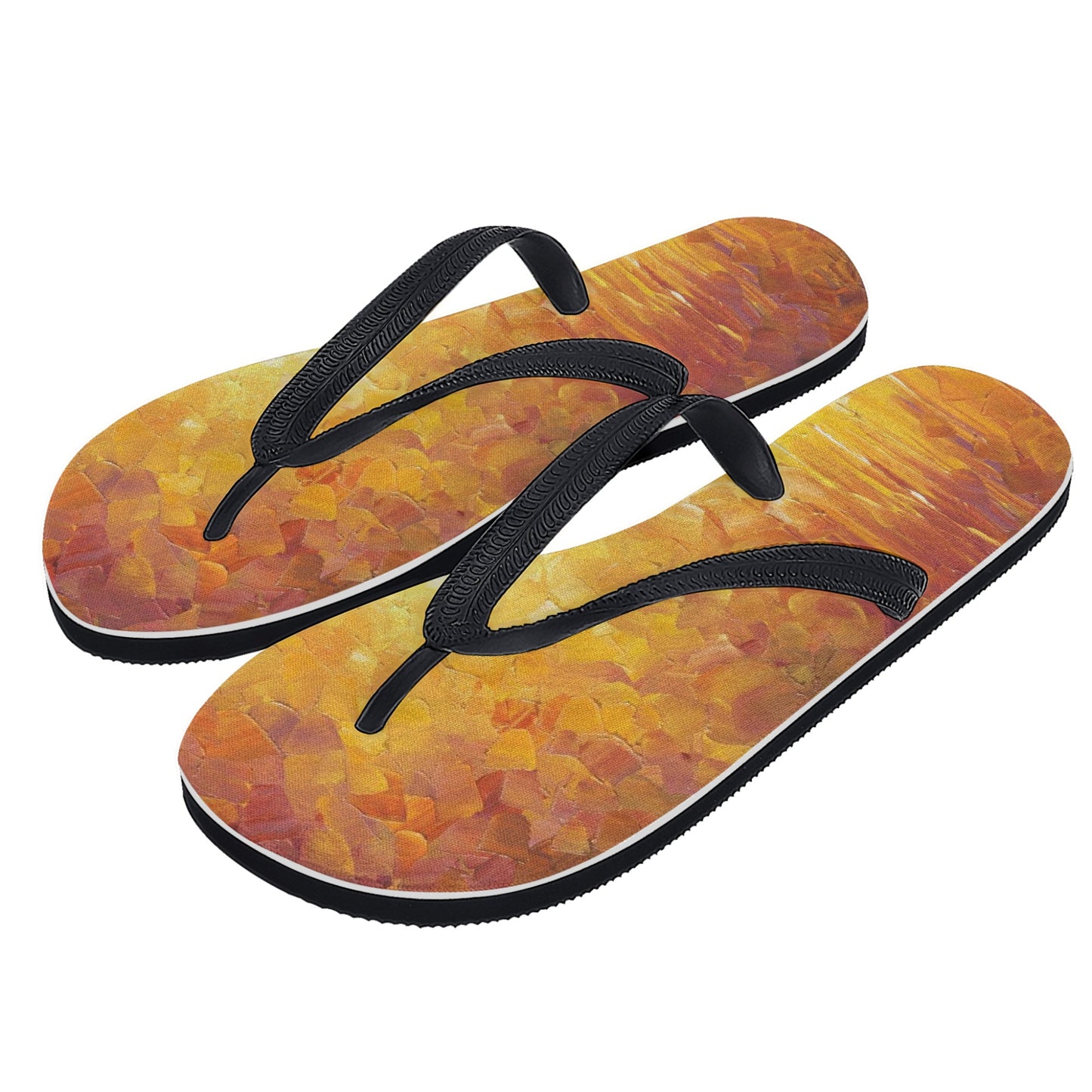 Women's Flip Flops Afremov ORANGE FOG