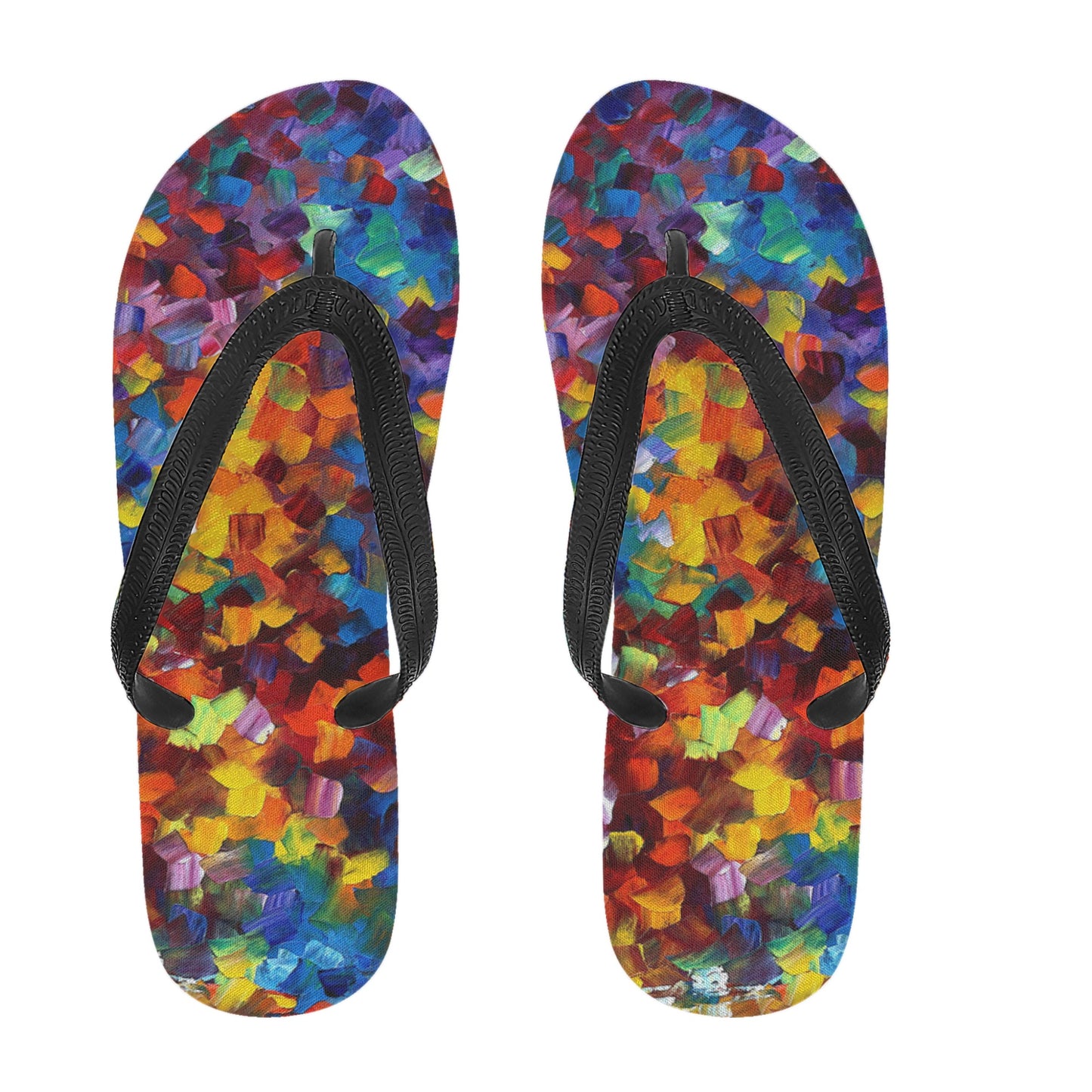 Women's Flip Flops Afremov PARIS OF MY DREAM