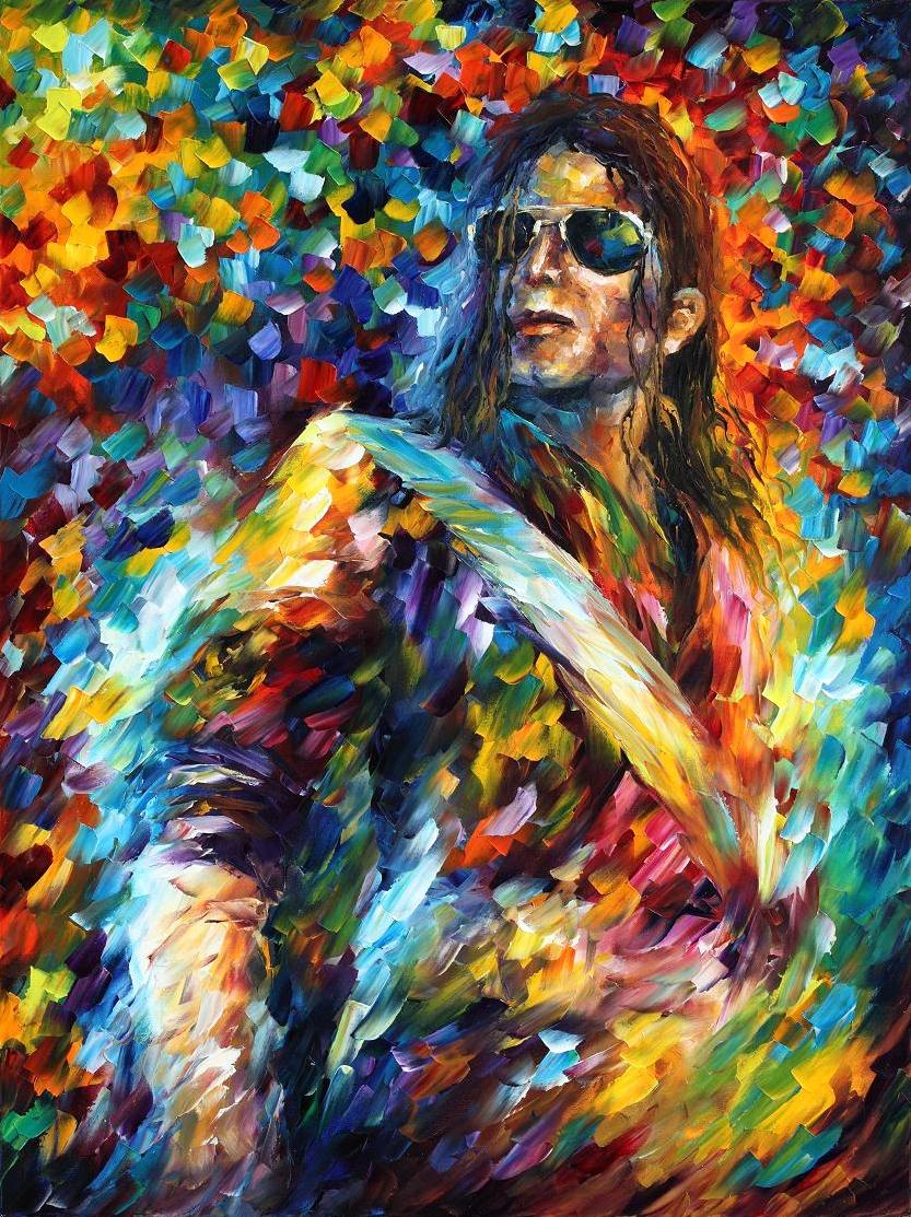 Leonid Afremov Michael Jackson Puzzle Painting
