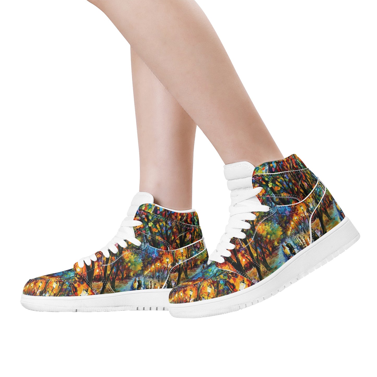 Women's High Top Skateboard Sneakers