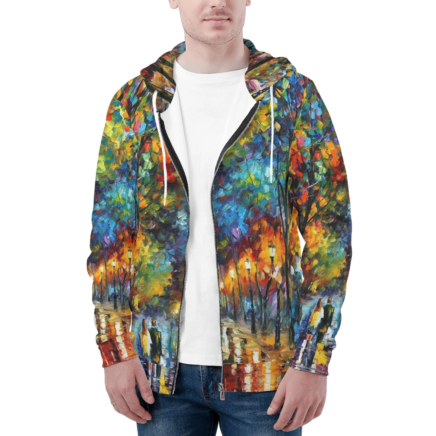 When dreams come true Men's All Over Print Zip Hoodie