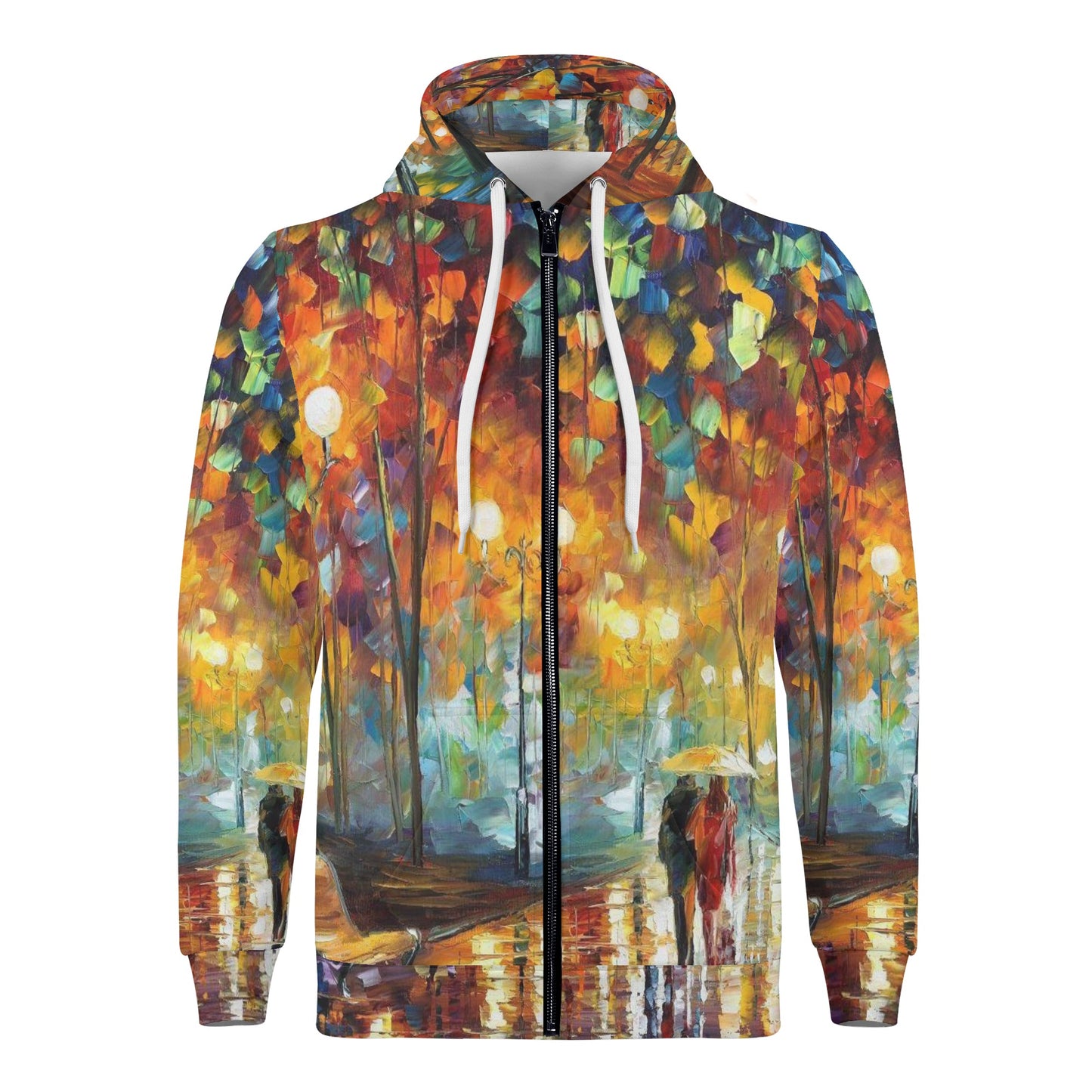 RAIN'S RUSTLE - popular Men's All Over Print Zip Hoodie