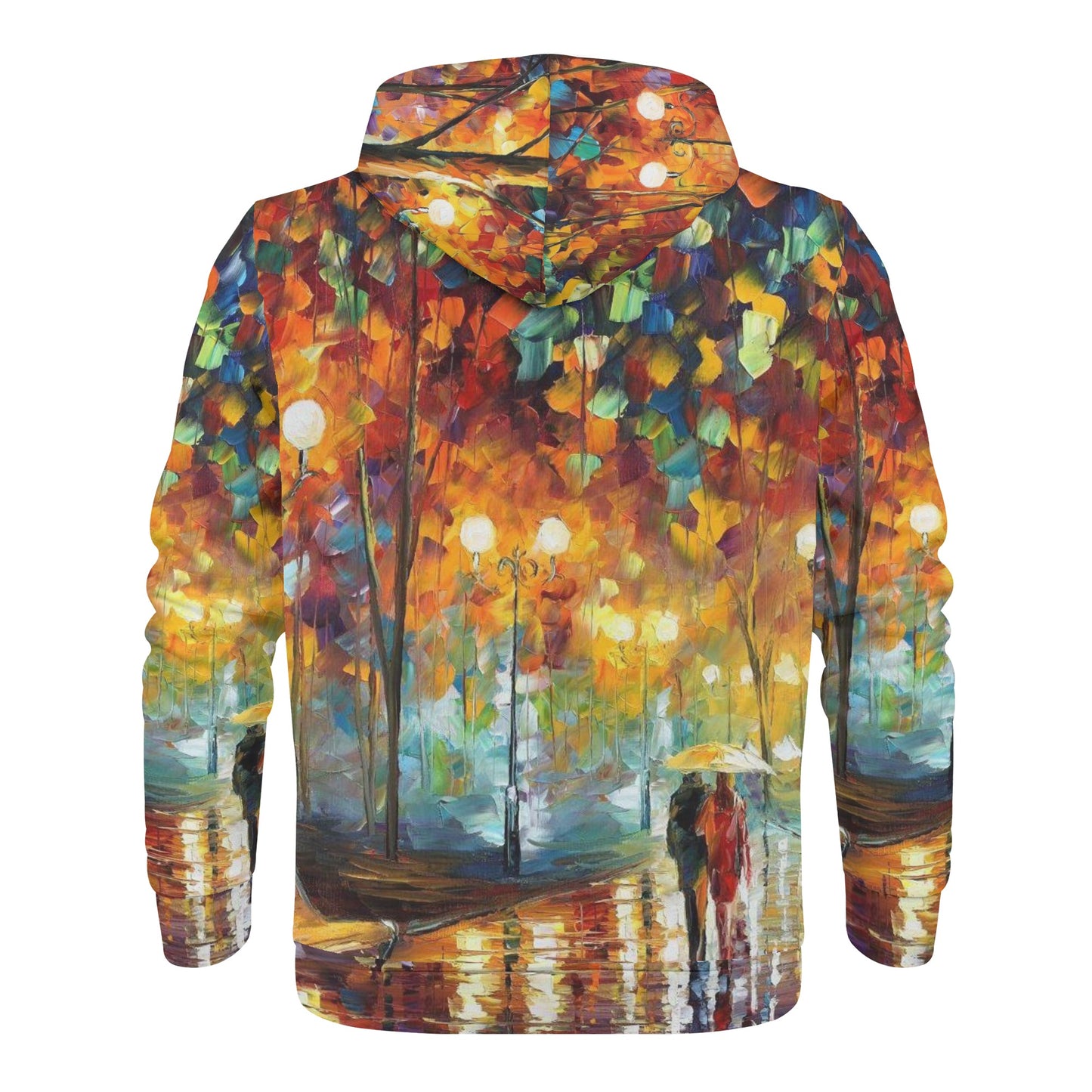 RAIN'S RUSTLE - popular Men's All Over Print Zip Hoodie