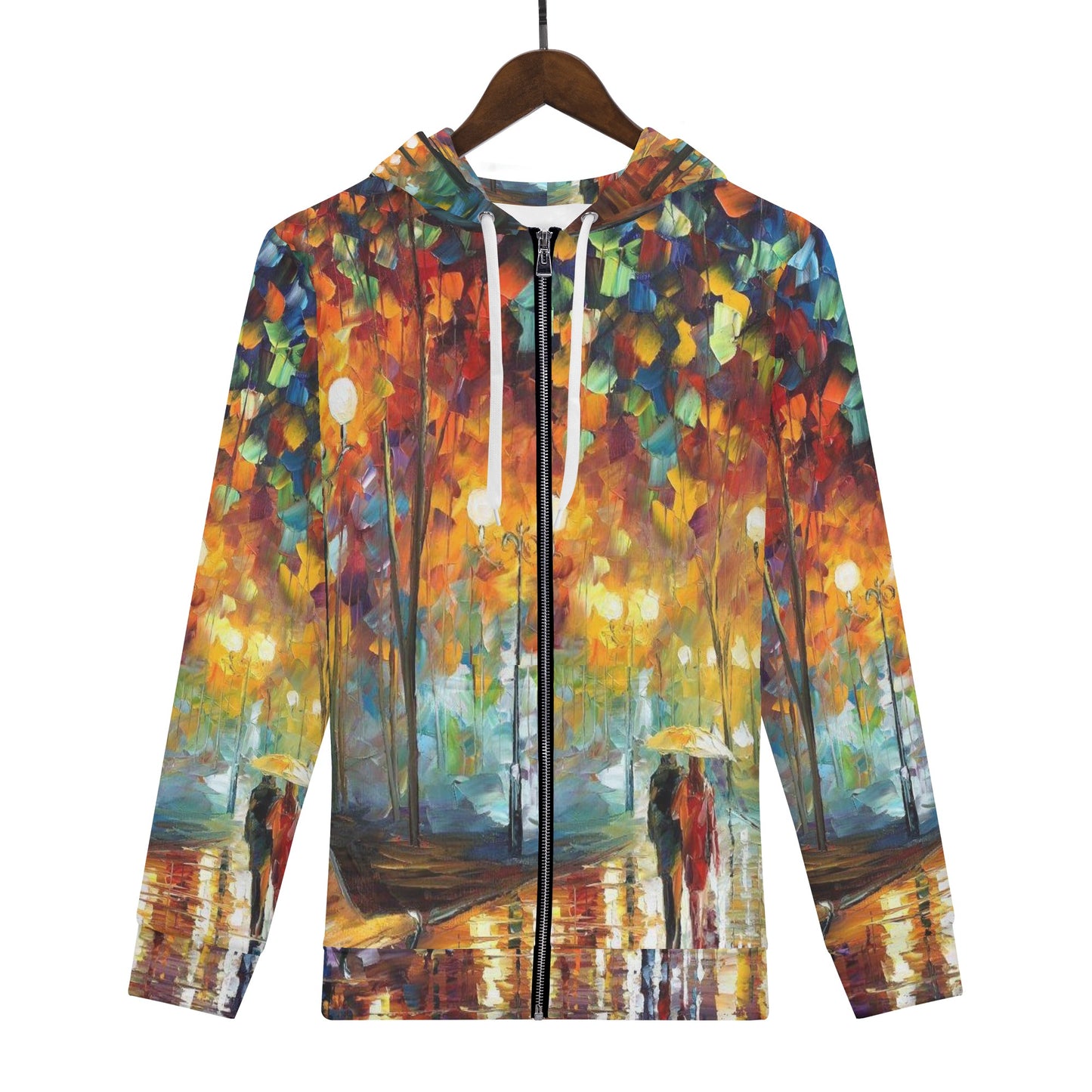 RAIN'S RUSTLE - popular Men's All Over Print Zip Hoodie