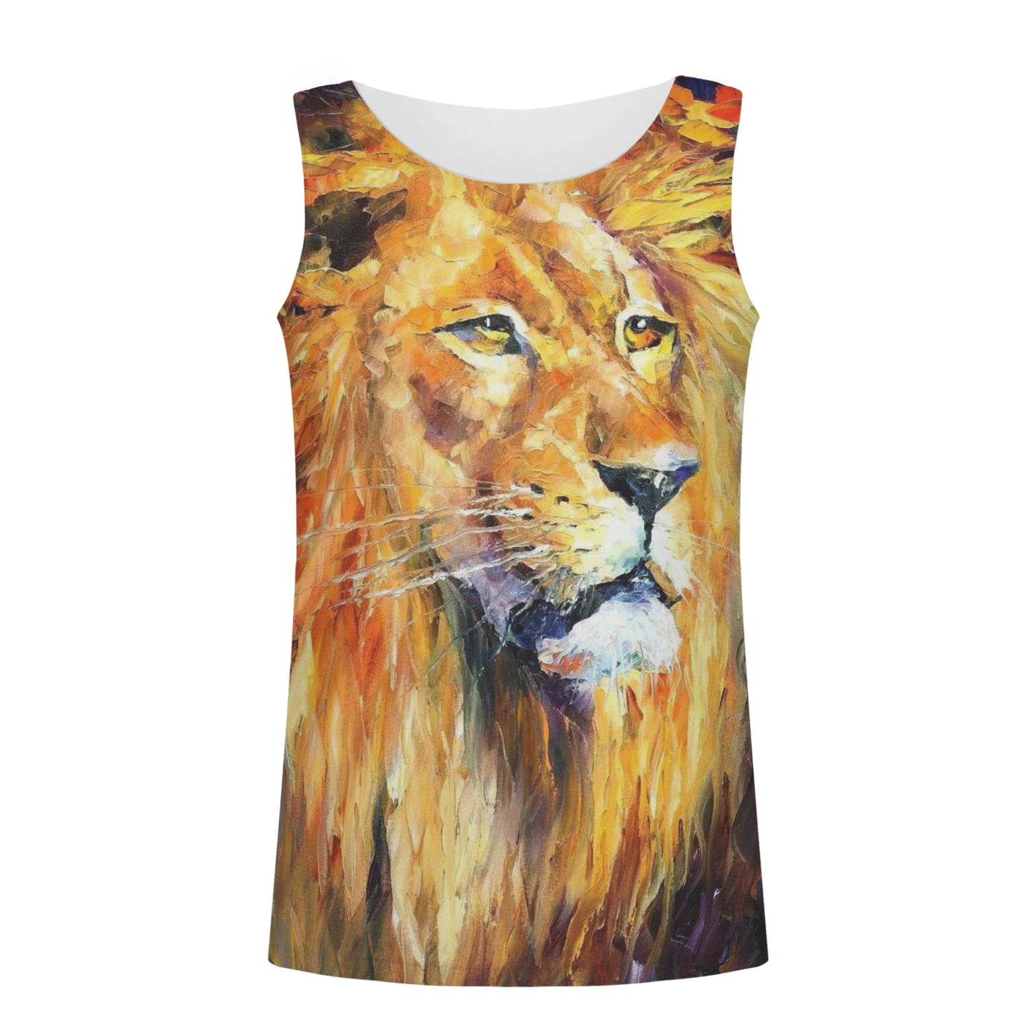 A LION Men's All Over Print Tank