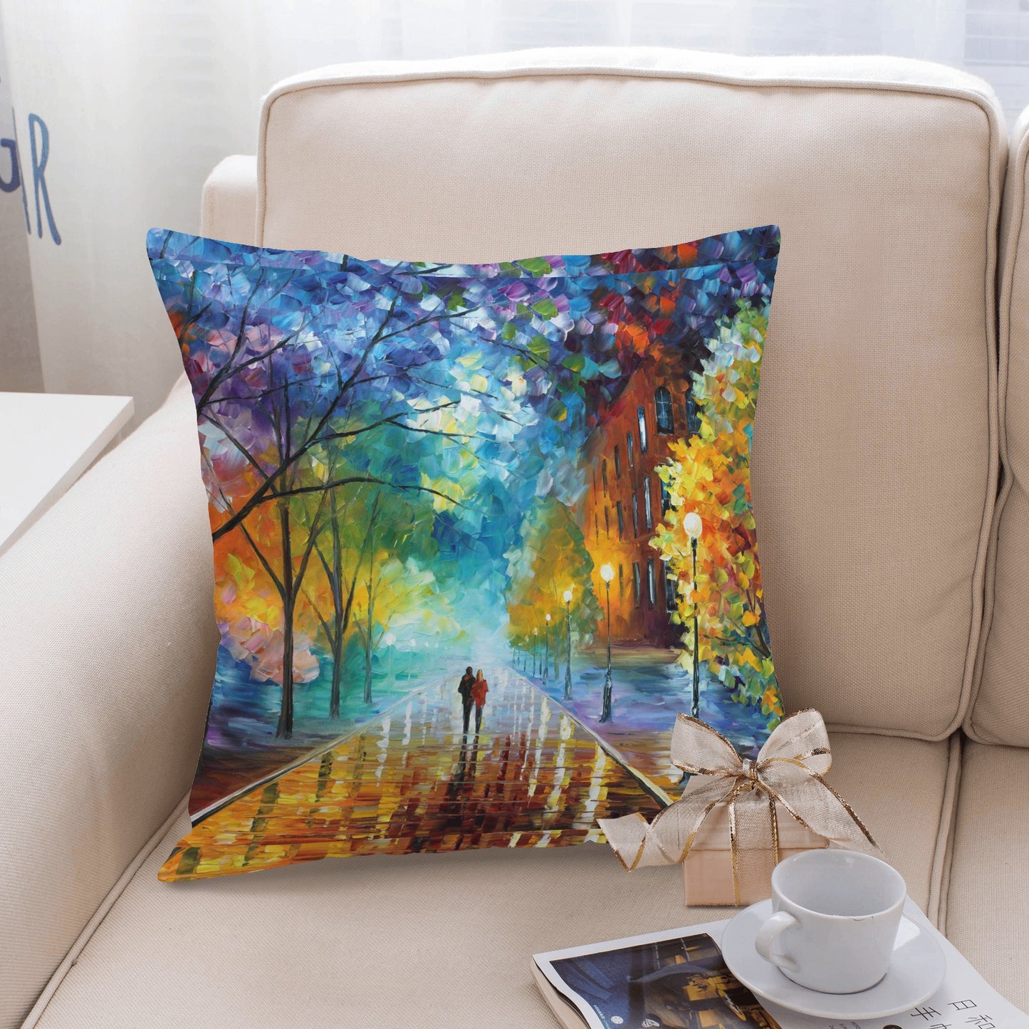 Afremov FRESHNESS OF COLD Pillow Cover