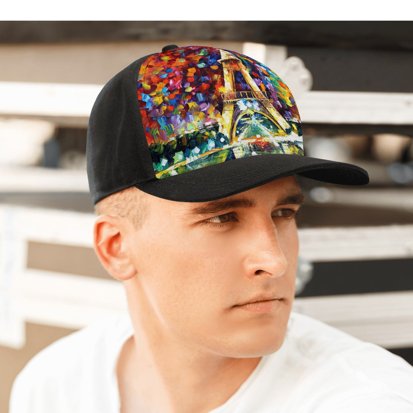 Front Printing Casual Baseball Caps Afremov Paris Of My Dreams