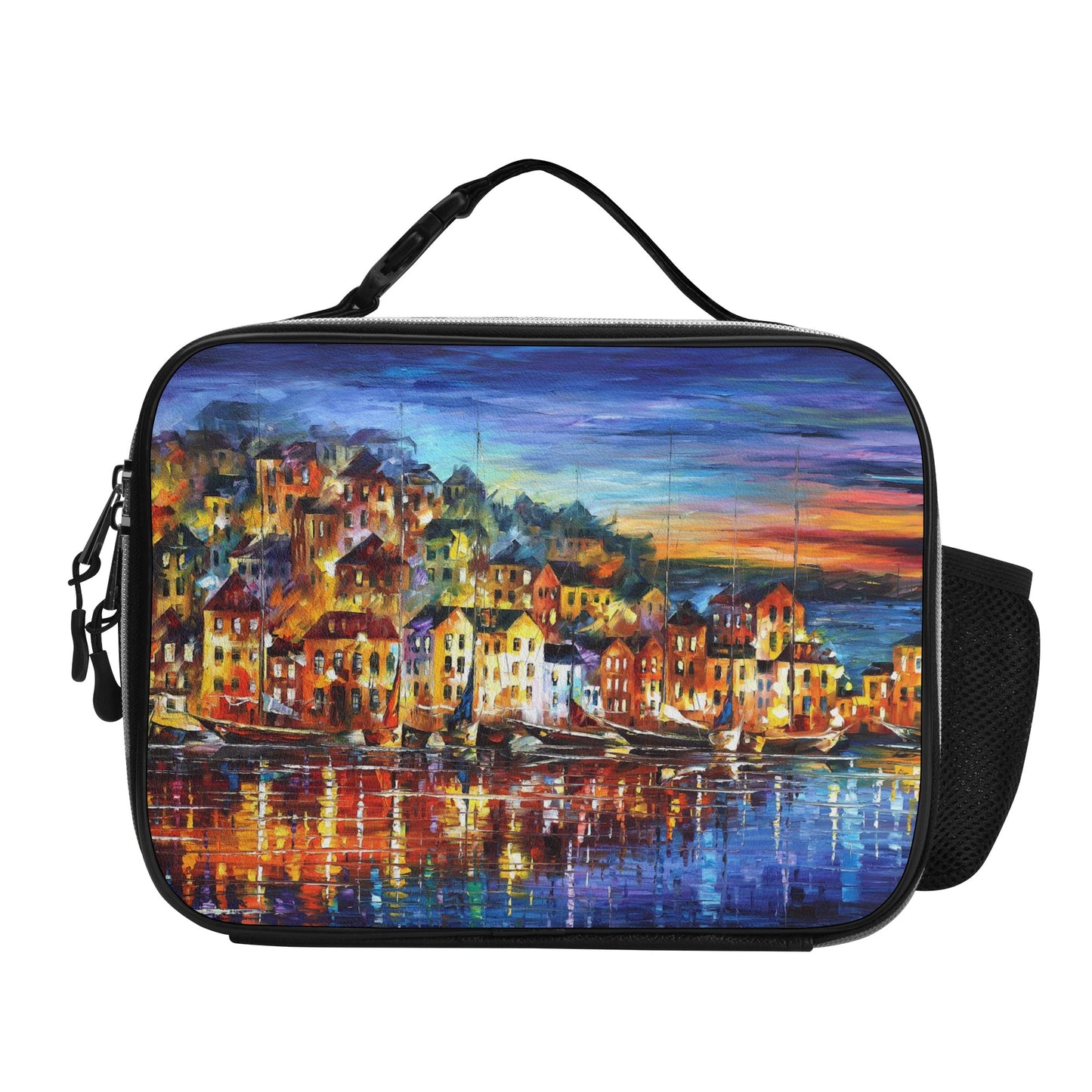 Detachable Leather Lunch Bag AFREMOV ART