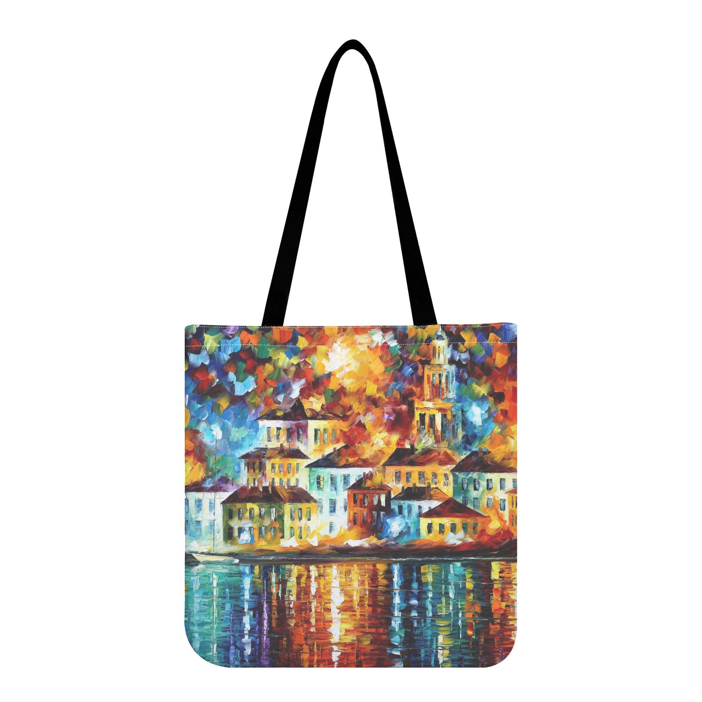 Cloth Tote Bag AFREMOV NIGHT HARBOR