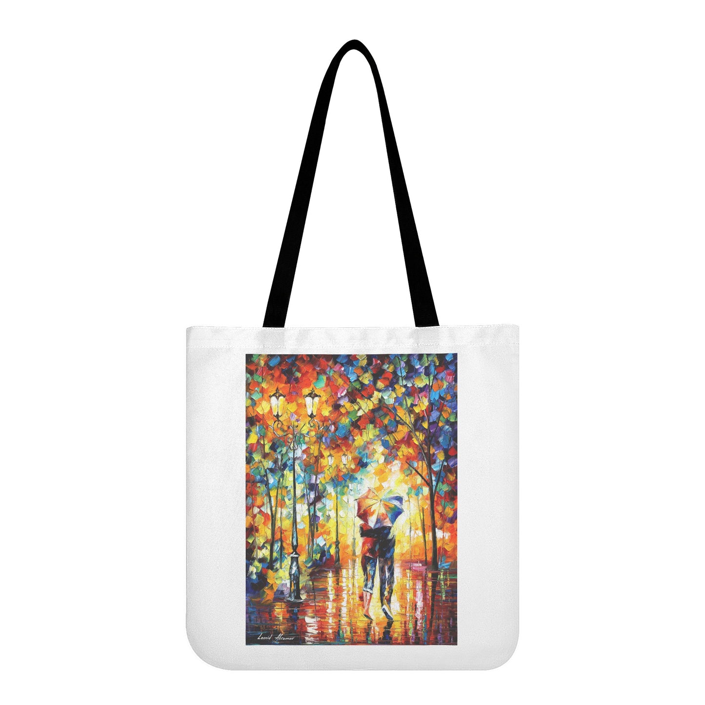 Cloth Tote Bag AFREMOV Couple Under One Umbrella