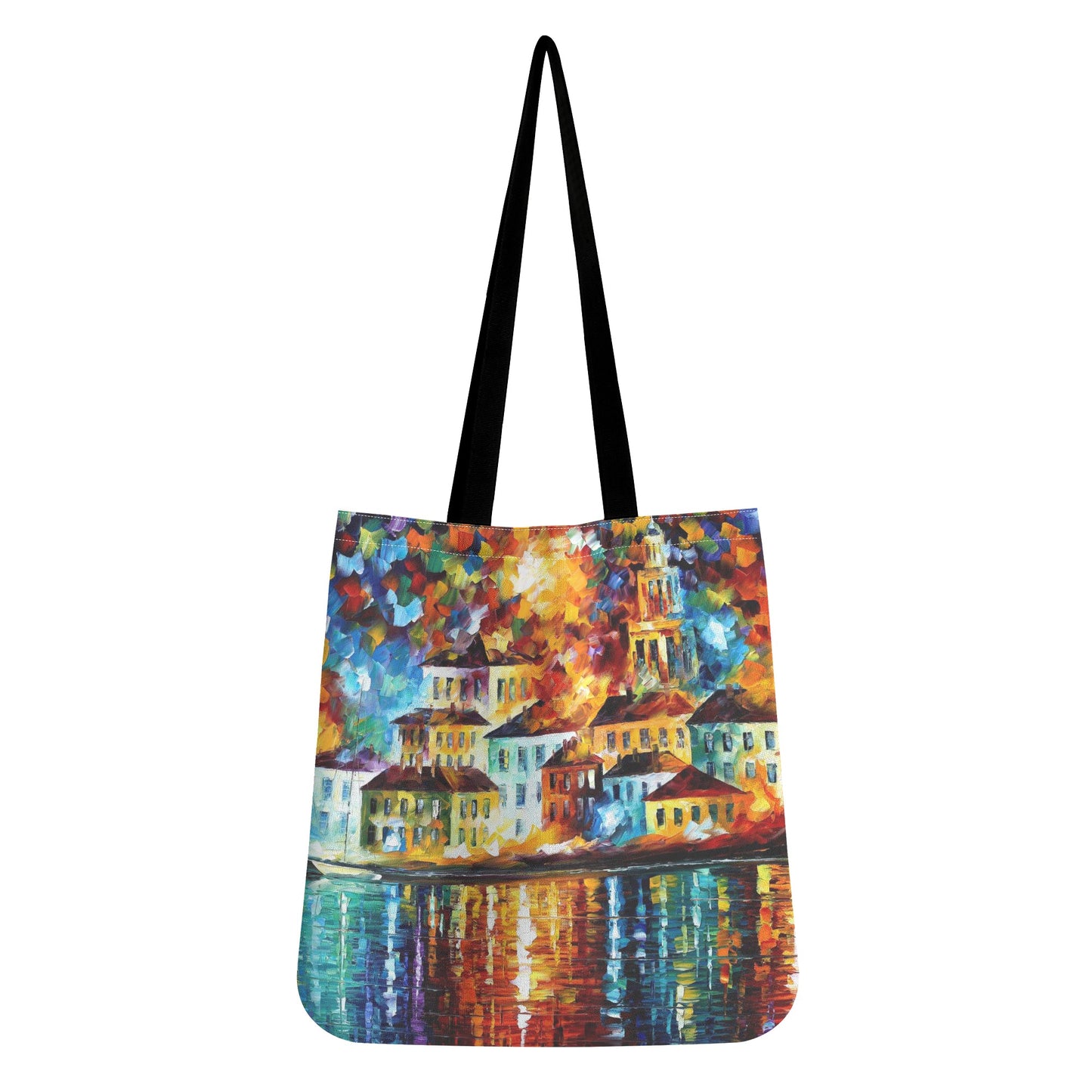 Cloth Tote Bag AFREMOV NIGHT HARBOR