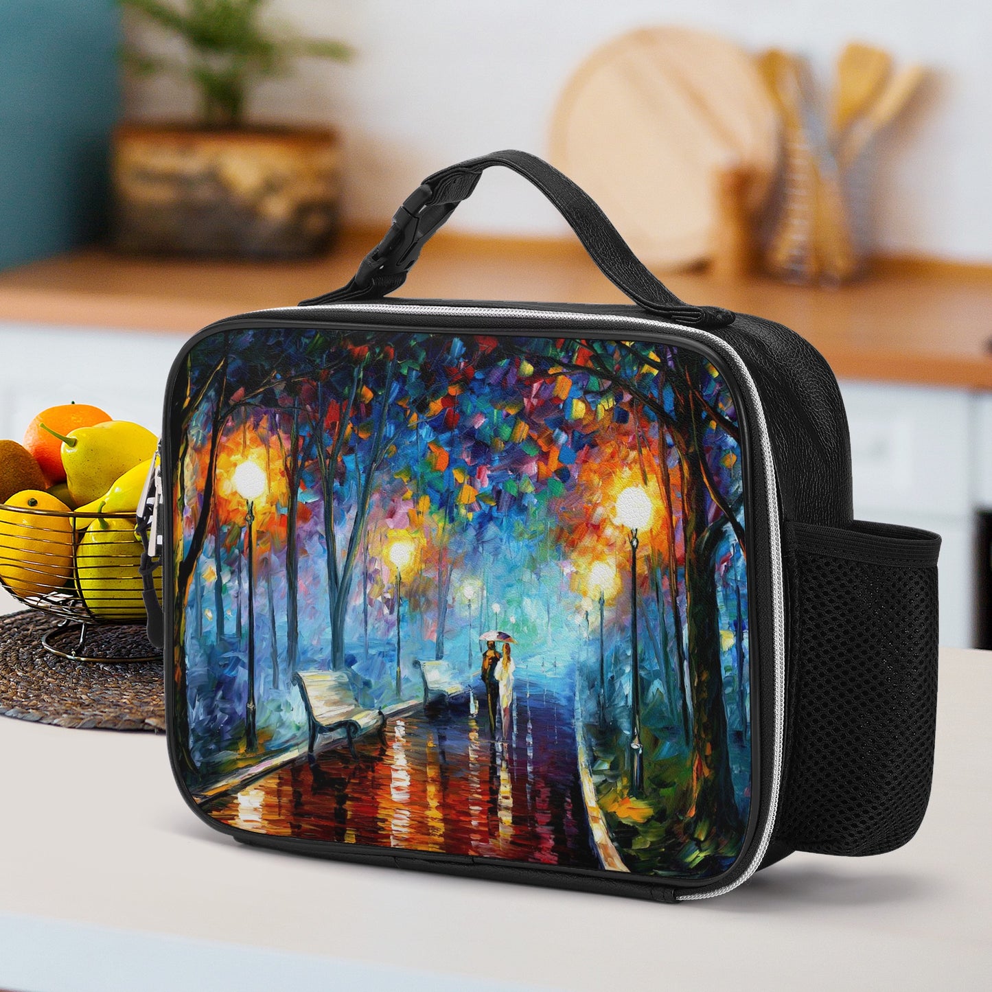 Detachable Leather Lunch Bag AFREMOV MISTY MOOD