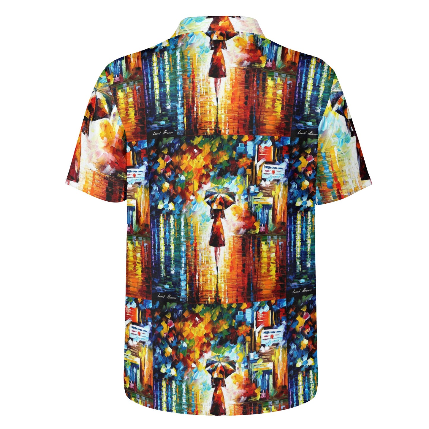 Men's All Over Print Polo Shirt Afremov Rain Princess