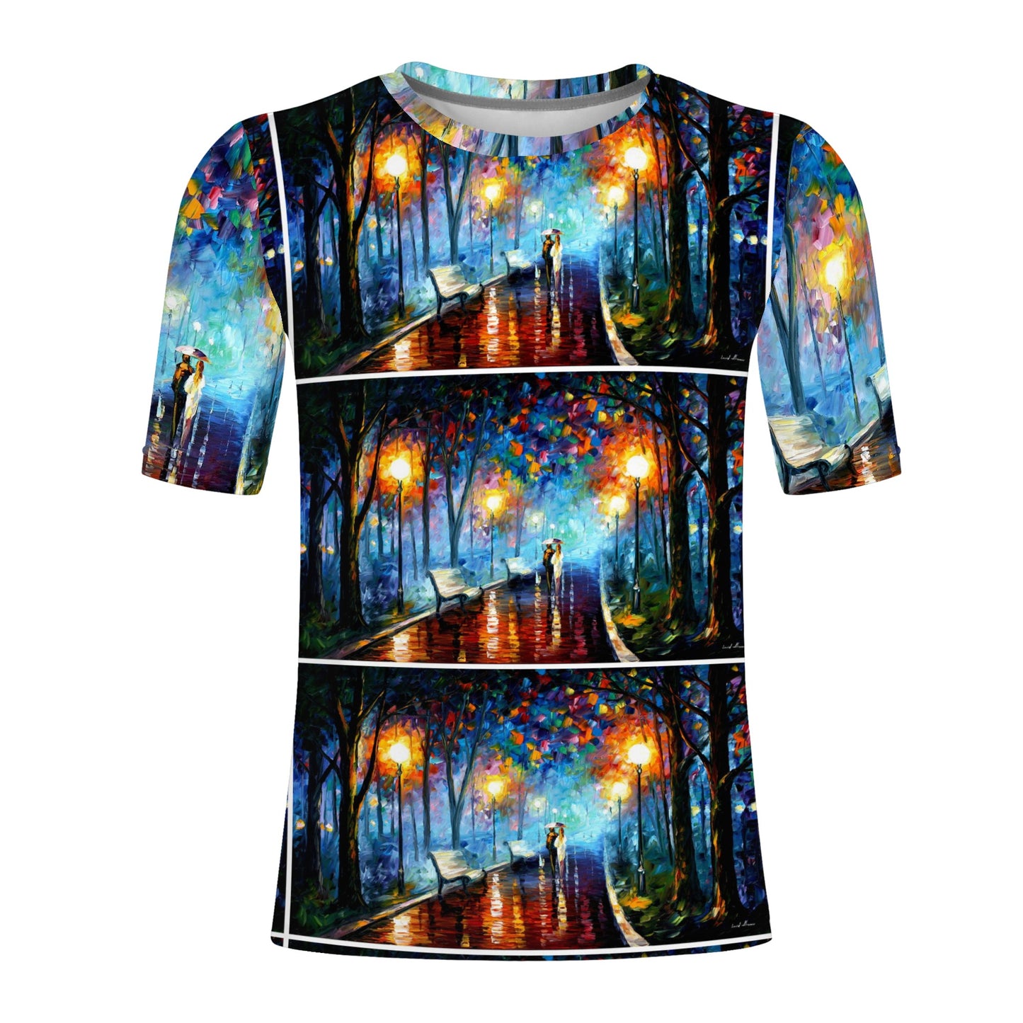 Men's All Over Print T-shirts Afremov MISTY MOOD