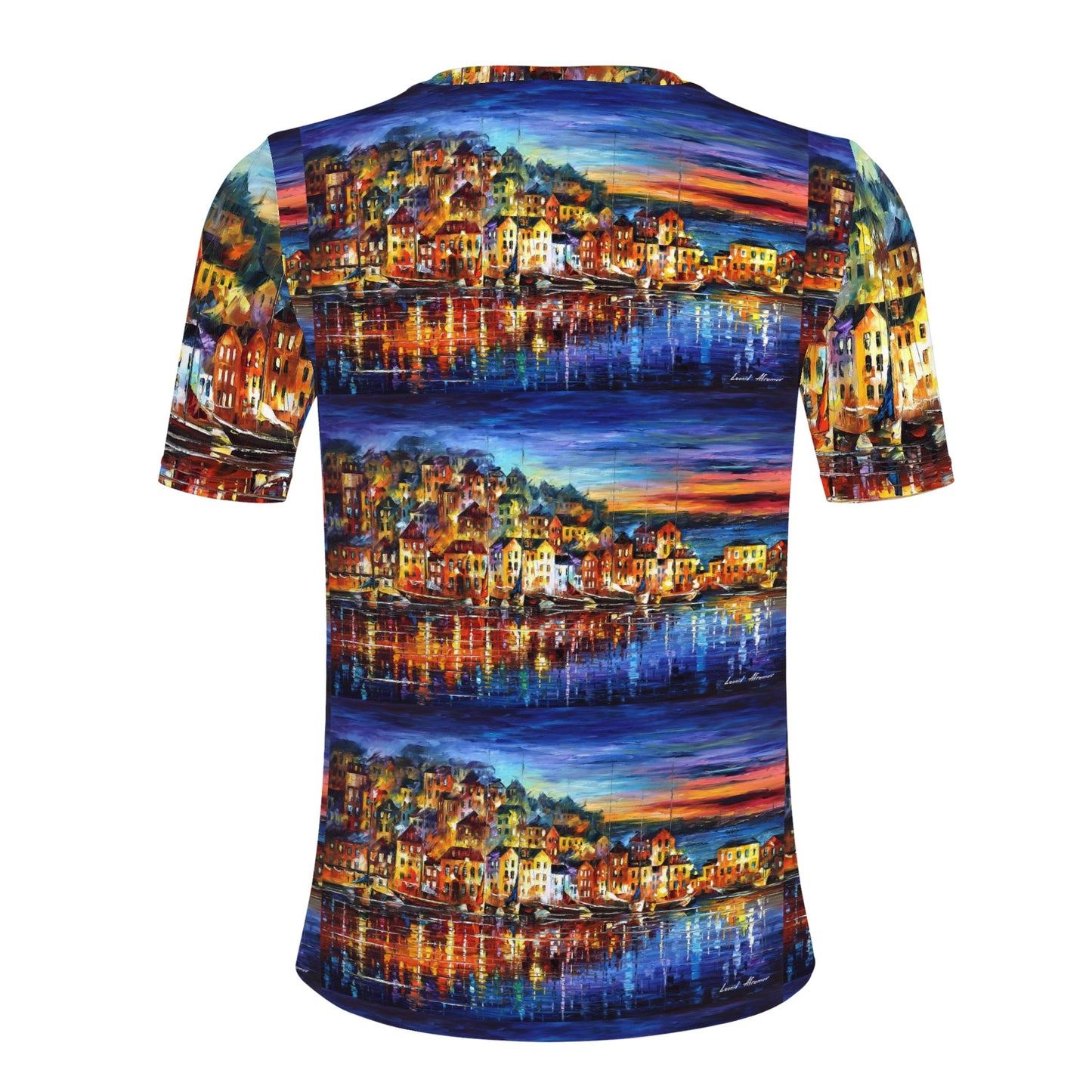 Men's All Over Print T-shirts Afremov Quiet Town