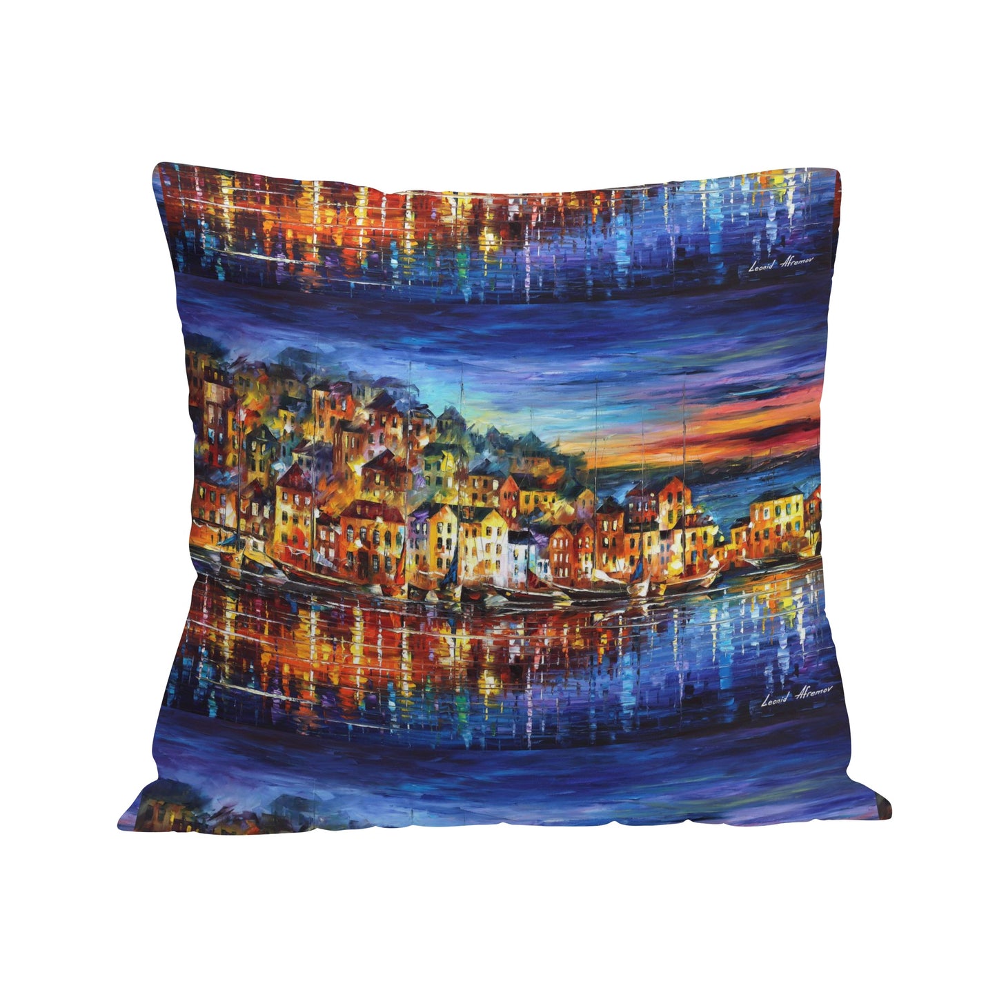 Pillow Cover Afremov Quiet Town