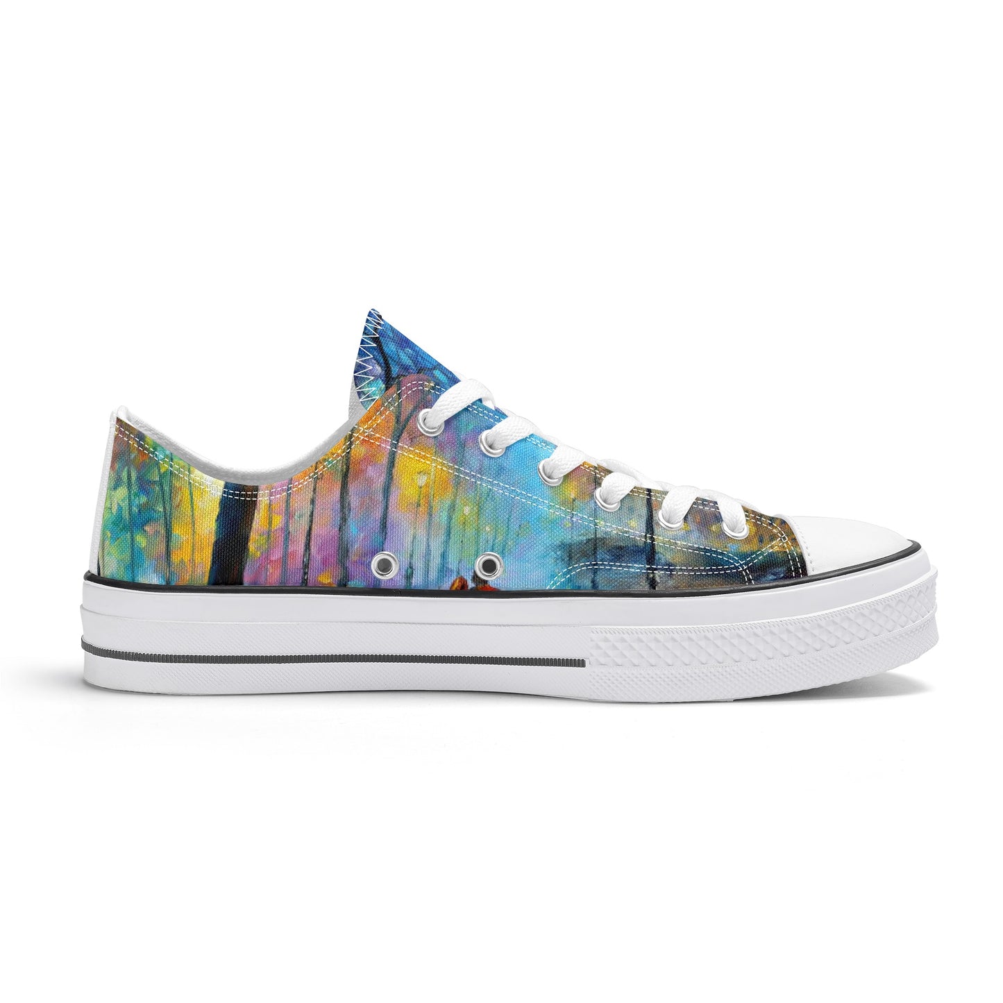 Men's Classic Low Top Canvas Shoes Afremov Melody of The Night
