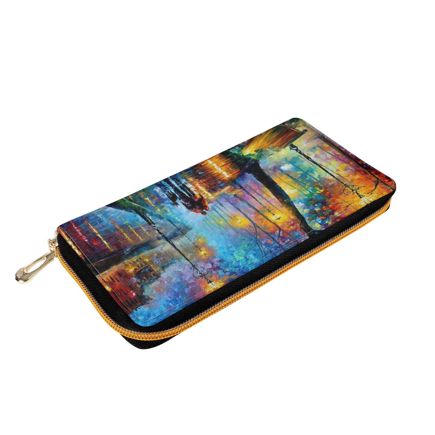 PU L - Zipper Purse Afremov Melody of The Night