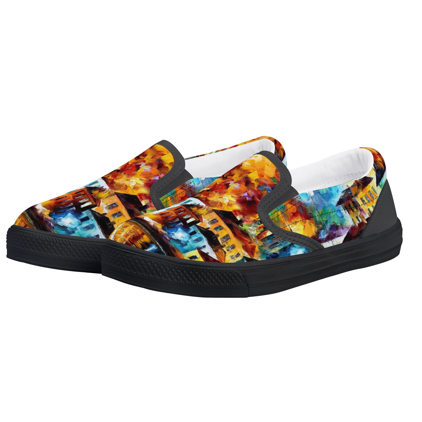 Kid's Slip On Shoes Afremov NIGHT HARBOR