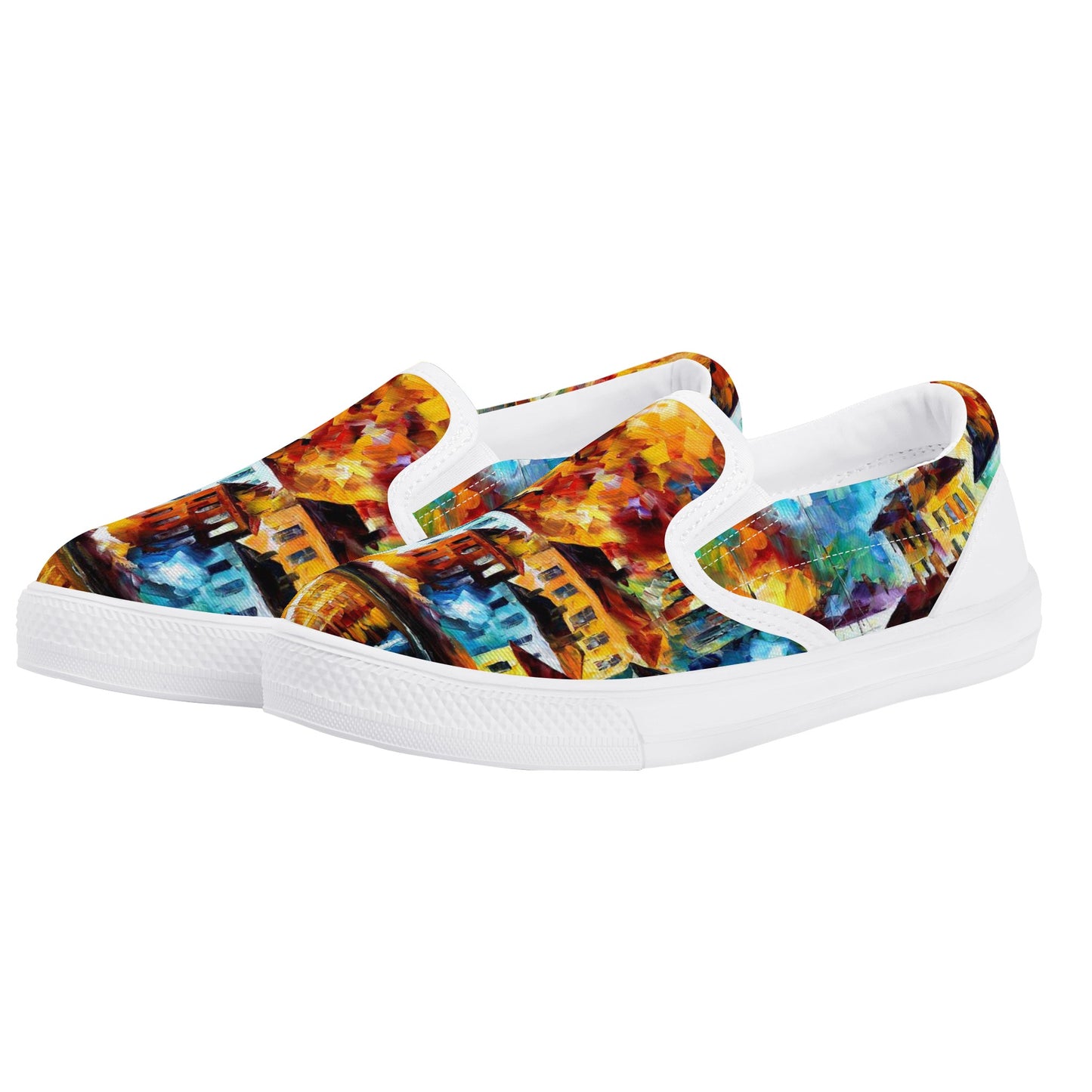 Kid's Slip On Shoes Afremov NIGHT HARBOR