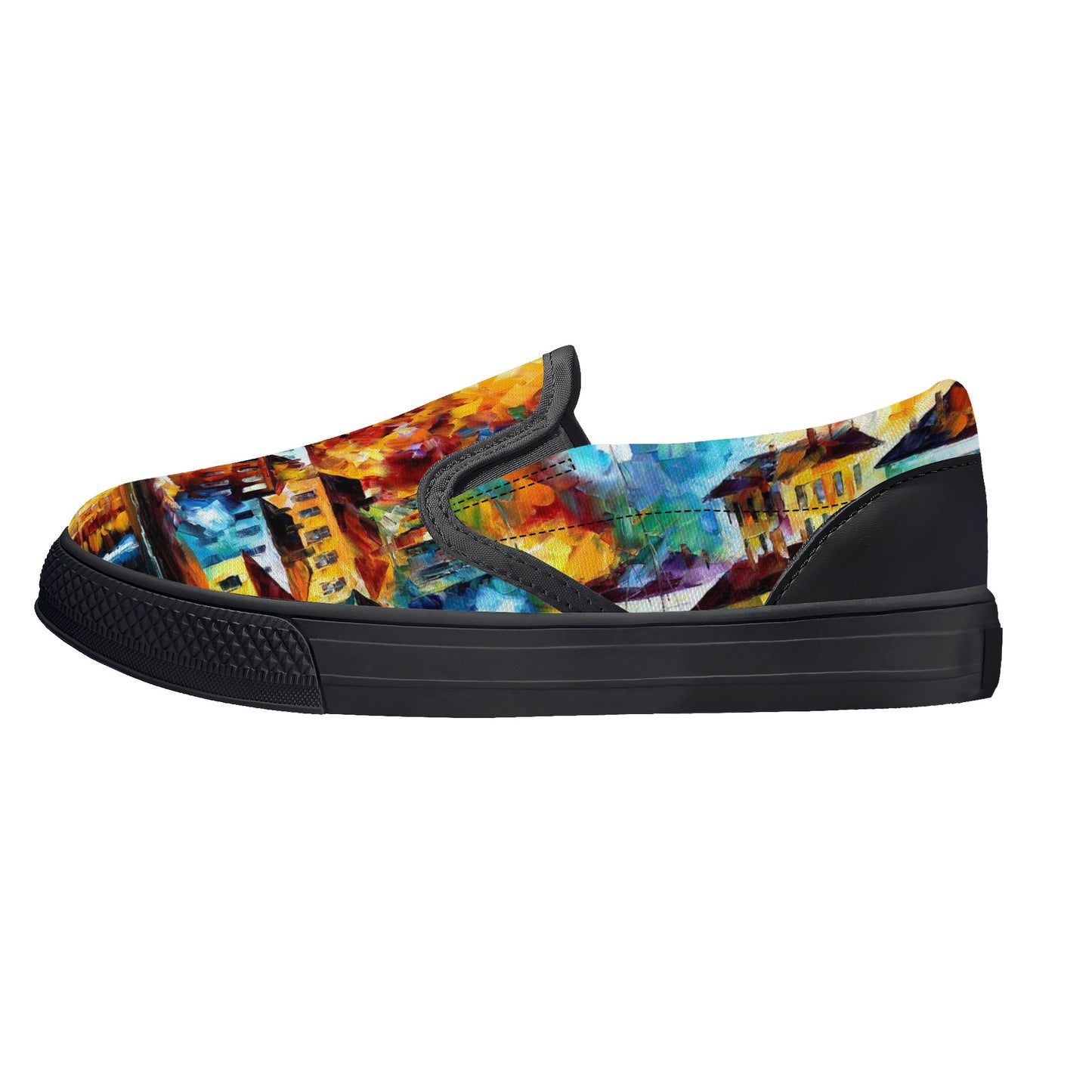 Kid's Slip On Shoes Afremov NIGHT HARBOR