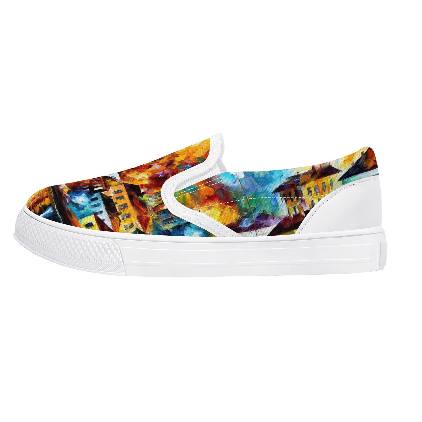 Kid's Slip On Shoes Afremov NIGHT HARBOR