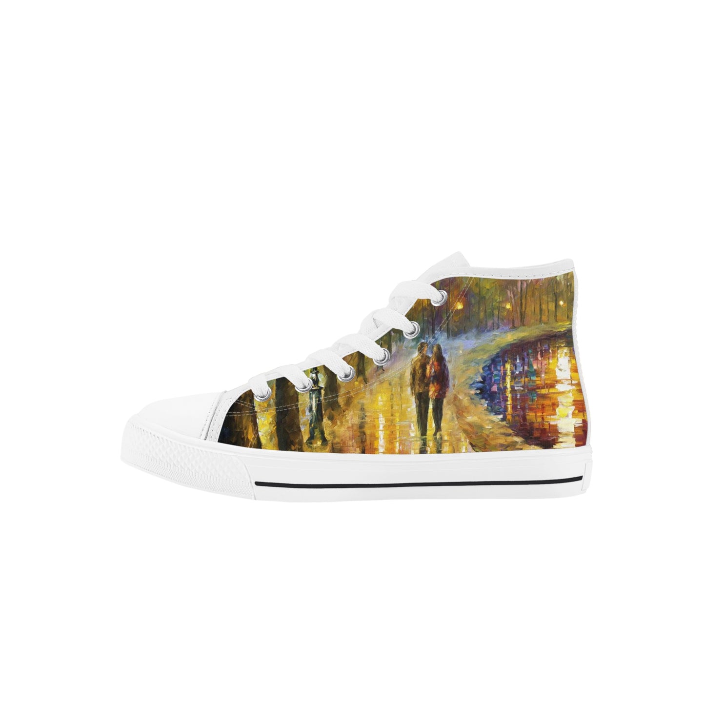 Kid's High Top Canvas Shoes Afremov Spirits by the Lake