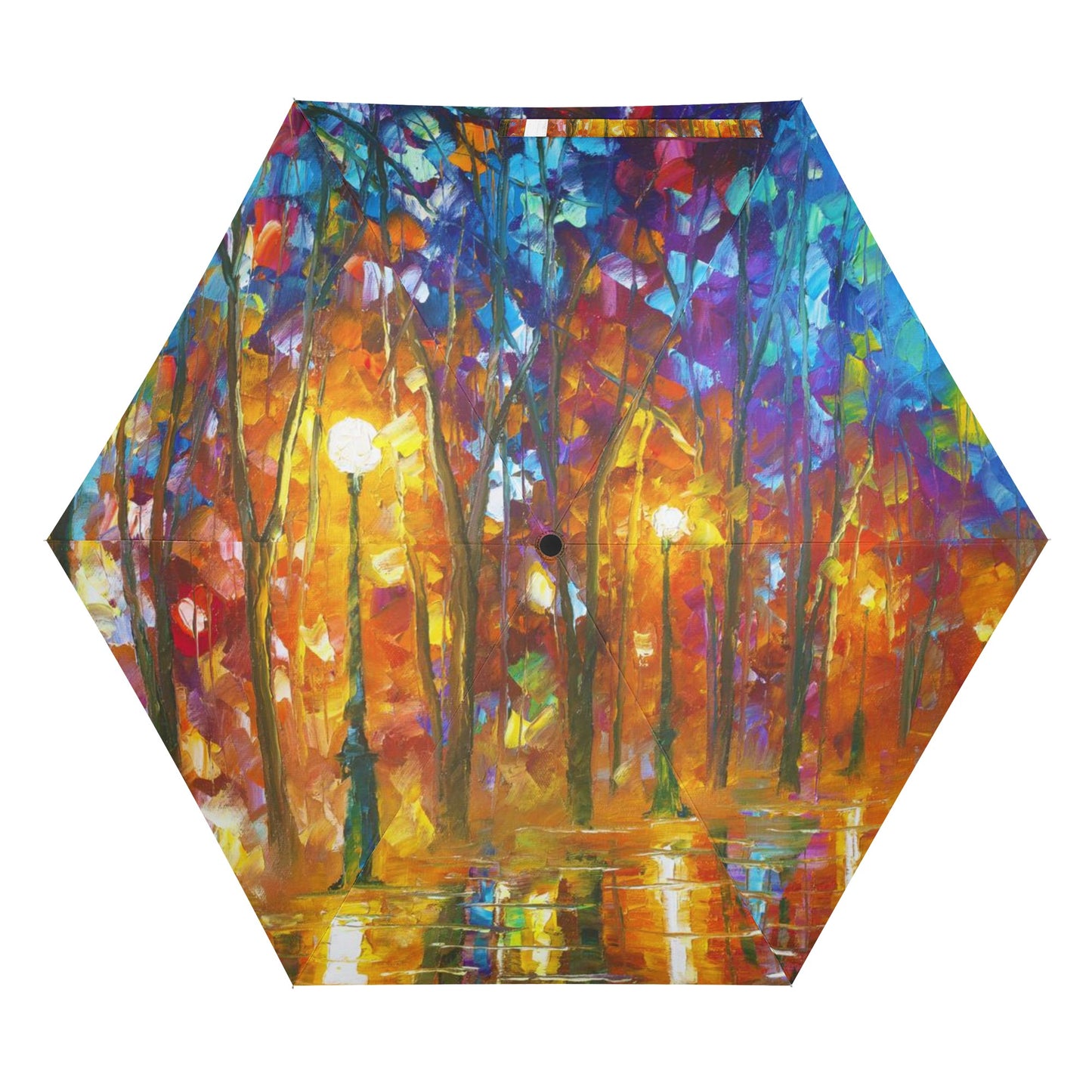 Fully Auto Open & Close Umbrella Printing Outside Afremov 5AM LIGHTS