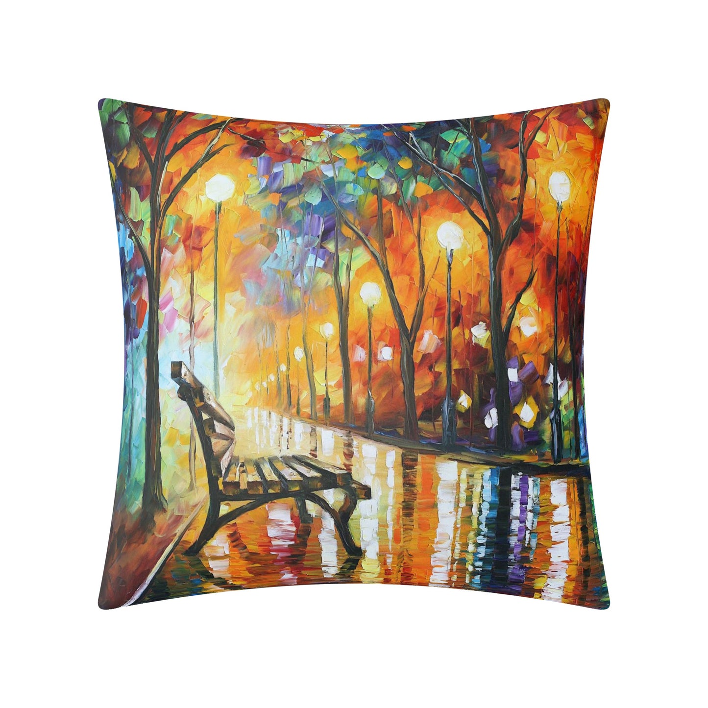 Double Side Printing Pillow Cover Afremov THE LONELINESS OF AUTUMN