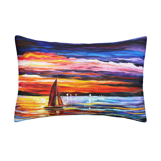 Double Side Printing Rectangular Pillow Cover Afremov NIGHT SEA