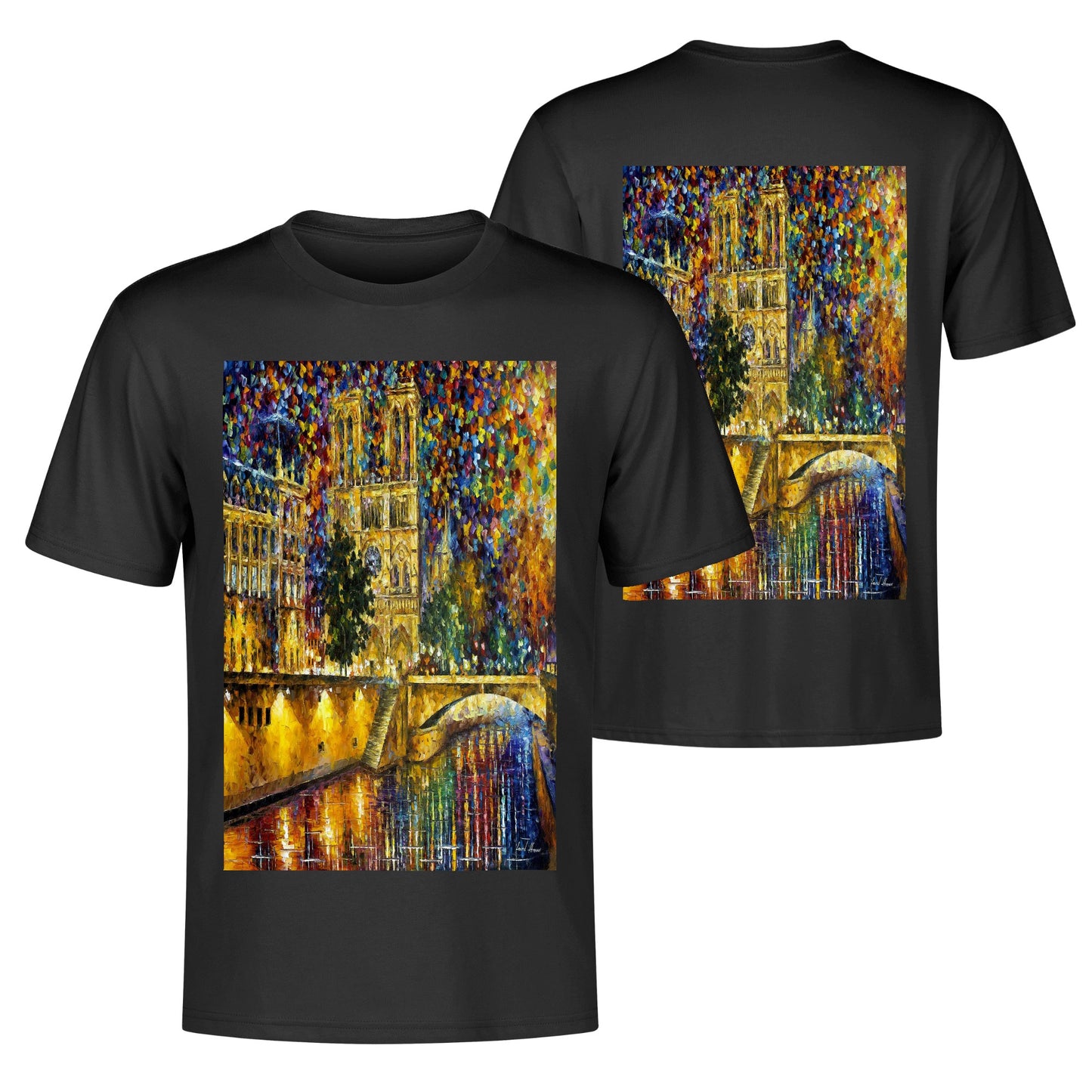 Mens Cotton Front Back Printing T Shirt @FanClub By AFREMOV.COM