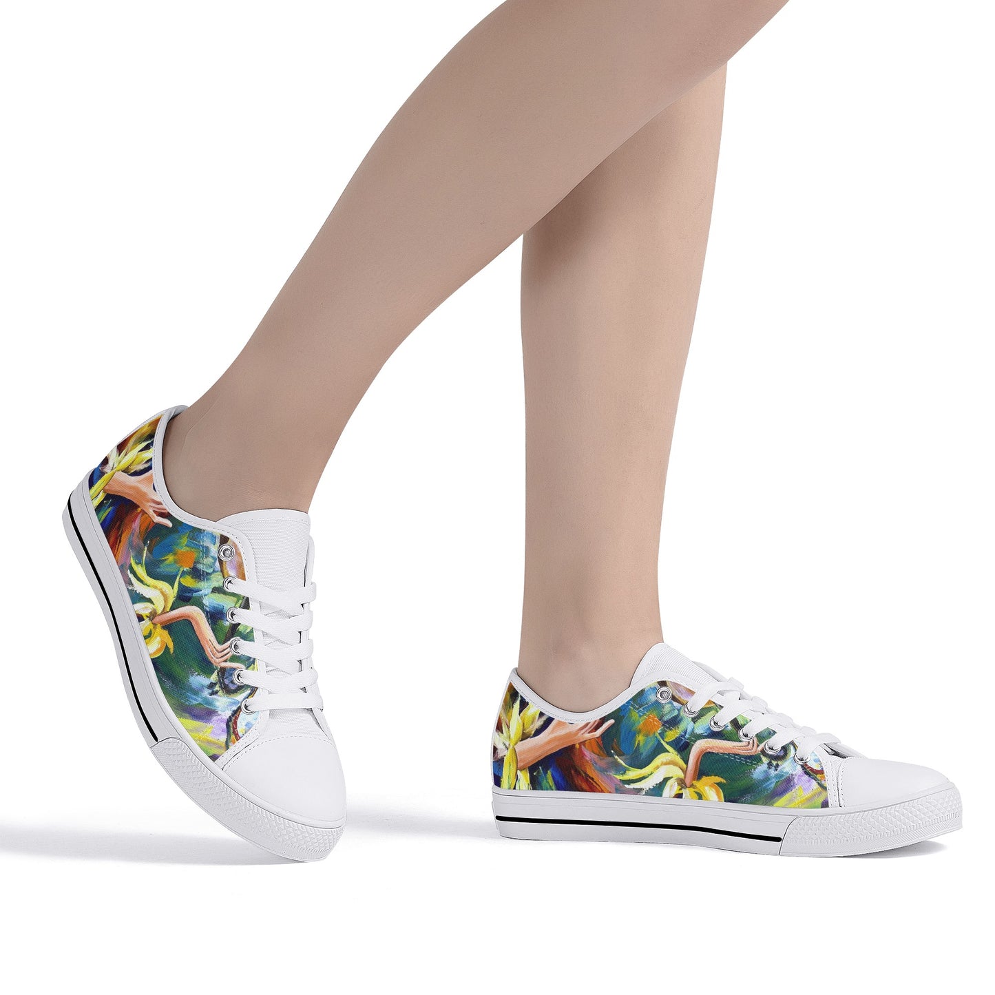 Womens Low Top Canvas Shoes @FanClub By AFREMOV.COM